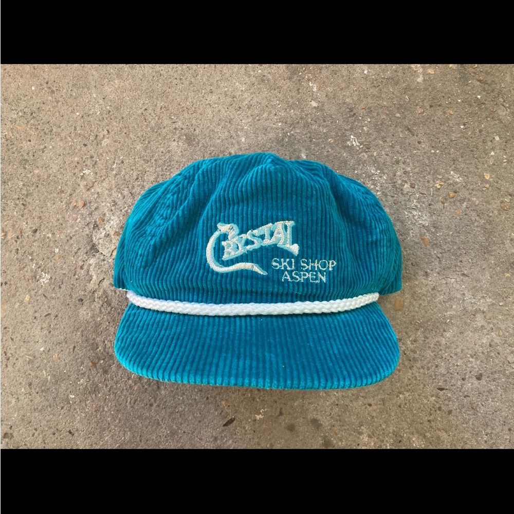 Vintage 90’s Crystal Ski Shop Aspen Strapback Hat